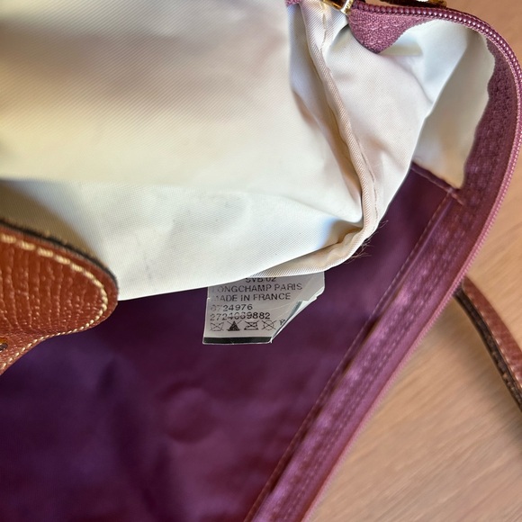 Longchamp Medium Purple Tote - Picture 3 of 3